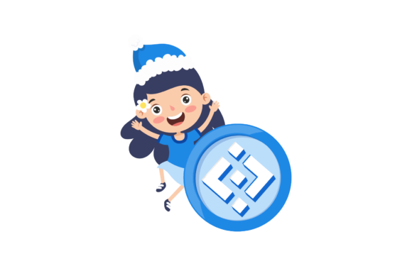 Christmas Binance Kids People Happy: A Festive Graphics and Illustrations Asset