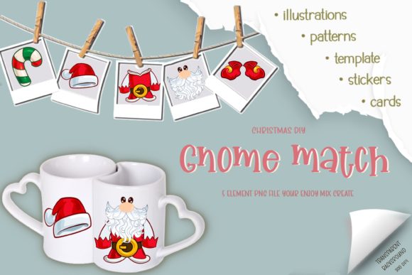 Christmas Gnome DIY Style Mix Match: A Graphics Gem