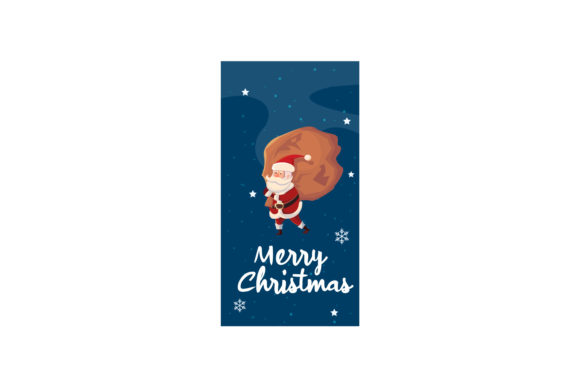 Christmas Greeting Card Santa Art: A Festive Graphics Delight