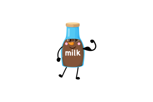 Christmas Milk Kawaii Snowman Face Baby