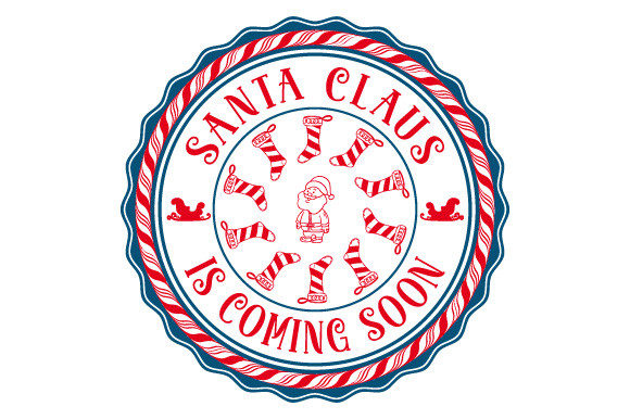 Christmas Santa Claus is Coming Soon: A Must-Have Graphics Illustration