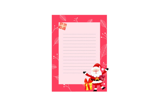 Christmas Santa Paper Graphic: A Festive Graphics and Illustrations Asset