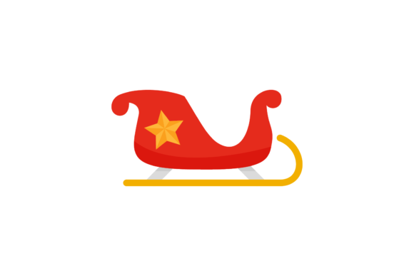 Christmas Sleigh Vector-207: A Versatile Graphics and Illustrations Asset