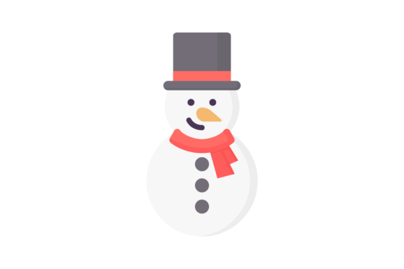 Christmas Snowman Vector-124: A Versatile Graphic for Seasonal Projects