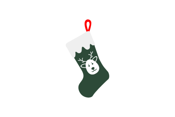 Christmas Socks Vector-86: A Festive Graphics Asset