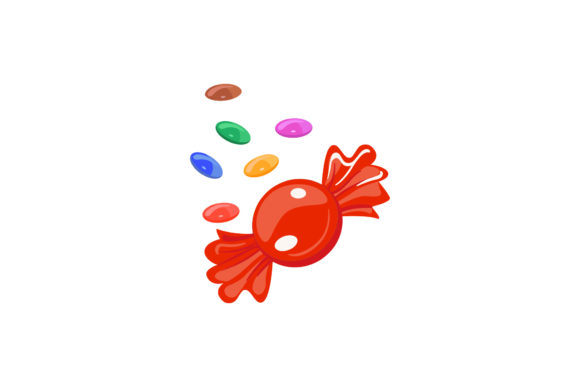 Christmas Sweet Chocolate Candy Design: A Festive Graphics and Illustrations Asset