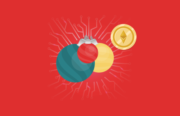 Ethereum Christmas Cryptocurrency Graphics