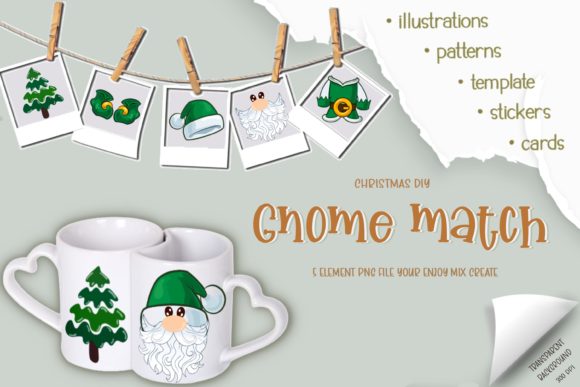 Gnome Christmas Create DIY Mix Match