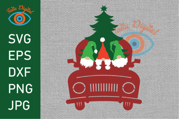 Red Christmas Truck SVG: A Charming Illustration for Creative Projects