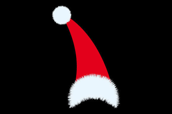 Santa Hat Christmas Weihnachtsmütze SVG